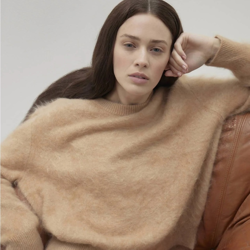 Naked Cashmere Agnes Oversized Crew Brushed Cashmere M/L